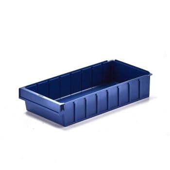 Plastový box DETAIL, pre 7 deliacich priečok, 500x230x100 mm, modrá obrázok