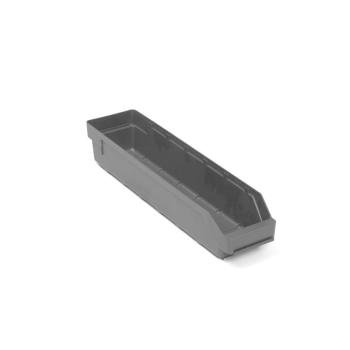 Plastový box na súčiastky REACH, Š 120 x H 500 x V 95 mm, šedý obrázok