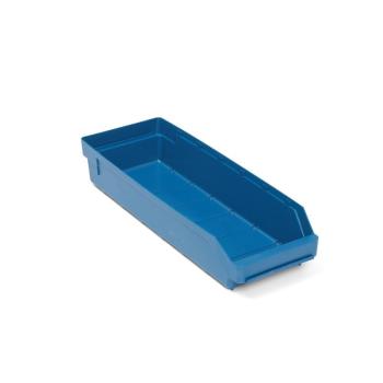 Plastový box na súčiastky REACH, Š 180 x H 500 x V 95 mm, modrý obrázok