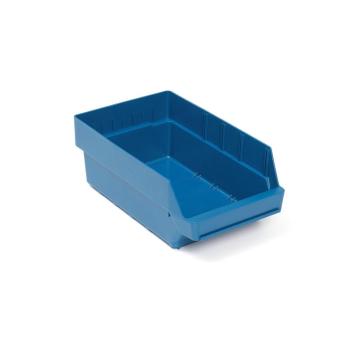 Plastový box na súčiastky REACH, Š 240 x H 400 x V 150 mm, modrý obrázok