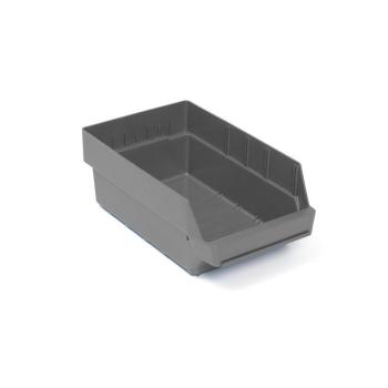 Plastový box na súčiastky REACH, Š 240 x H 400 x V 150 mm, šedý obrázok