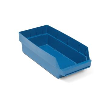 Plastový box na súčiastky REACH, Š 240 x H 500 x V 150 mm, modrý obrázok