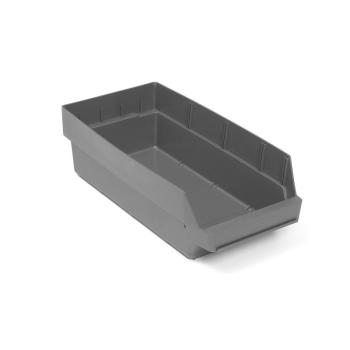 Plastový box na súčiastky REACH, Š 240 x H 500 x V 150 mm, šedý obrázok