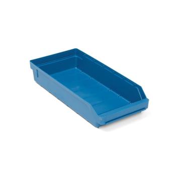 Plastový box na súčiastky REACH, Š 240 x H 500 x V 95 mm, modrý obrázok