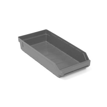 Plastový box na súčiastky REACH, Š 240 x H 500 x V 95 mm, šedý obrázok