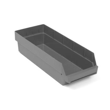 Plastový box na súčiastky REACH, Š 240 x H 600 x V 150 mm, šedý obrázok