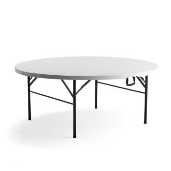 Plastový skladací stôl MIKA, Ø 1830 mm obrázok