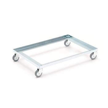 Podvozok pod prepravky, 4 otočné kolieska 800x600mm obrázok