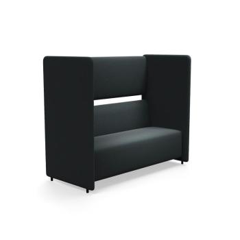 Pohovka CLEAR SOUND, 3-miestna, látka Focus Melange, antracit obrázok