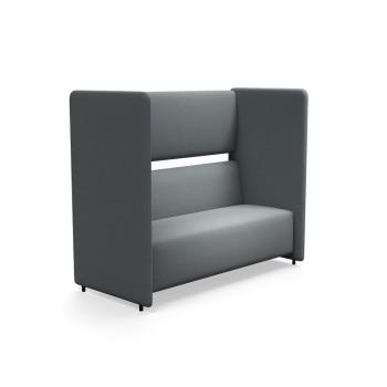 Pohovka CLEAR SOUND, 3-miestna, látka Pod CS, striebornošedá obrázok