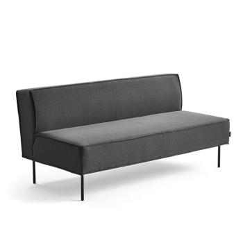 Pohovka COPENHAGEN PLUS, 2-miestna, látka, antracit obrázok