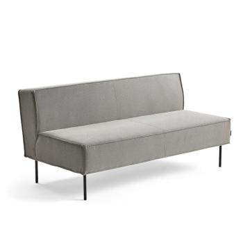 Pohovka COPENHAGEN PLUS, 2-miestna, látka, šedohnedá obrázok