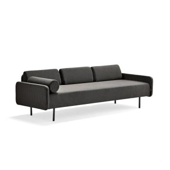 Pohovka TRENDY, 3-miestna, tkanina, hnedá obrázok