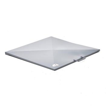 Poklop na výklopný kontajner AZURE / SPECTRA, pre objem 150 L, šedý obrázok