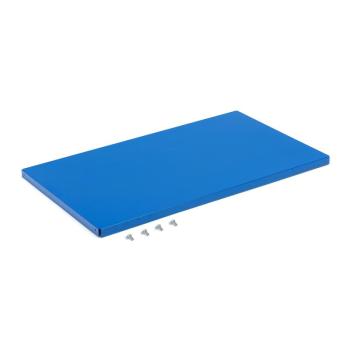 Polica pre dielenskú skriňu SUPPLY, 975x575 mm, hĺbka 635 mm, modrá obrázok