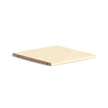 Polica pre knižnicu QBUS, 362x378 mm, 1 ks, breza obrázok