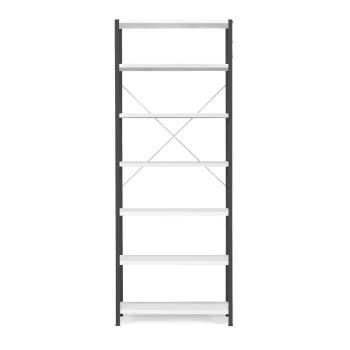 Policový kovový regál IDEAL, základná sekcia, 2500x1010x400 mm, tmavošedý obrázok