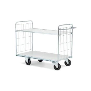 Policový manipulačný vozík CARRIER, 2 police, 1200x600 mm obrázok