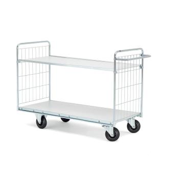Policový manipulačný vozík CARRIER, 2 police, 1400x600 mm obrázok