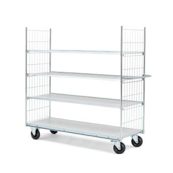 Policový manipulačný vozík CARRIER, 4 police, 1600x600 mm obrázok