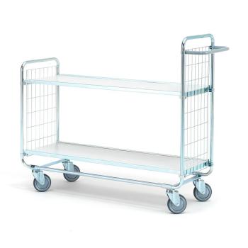 Policový manipulačný vozík CRAFT, 2 police, 1200x425 mm obrázok