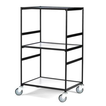 Policový manipulačný vozík LINER, 3 police, 850x640 mm obrázok