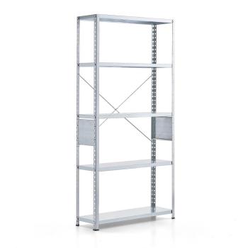 Policový regál FIRST, základná sekcia, 1960x1010x300 mm, galvanizovaný obrázok