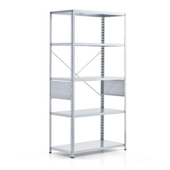 Policový regál FIRST, základná sekcia, 1960x1010x500 mm, galvanizovaný obrázok