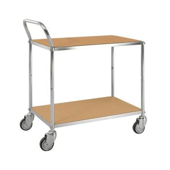 Policový vozík ESD, 2 police, 850x435x950 mm obrázok