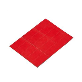 Popisovateľná magnetická páska, 22x50 mm, červená obrázok