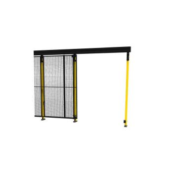 Posuvné dvere X-GUARD, vrátane stĺpikov a pletiva, 2000x1400 mm obrázok