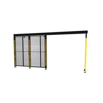 Posuvné dvere X-GUARD, vrátane stĺpikov a pletiva, 2000x2200 mm obrázok