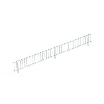 Predná zarážka pre policu SHOP, 78x900 mm, galvanizovaná obrázok