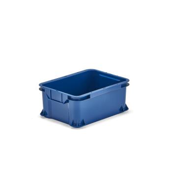 Prepravka plastová PRYCE, 400x300x165 mm, 14 L, modrá obrázok