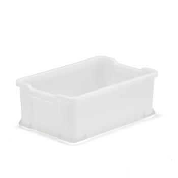 Prepravka plastová PRYCE,600x400x225 mm, 40 L, biela obrázok