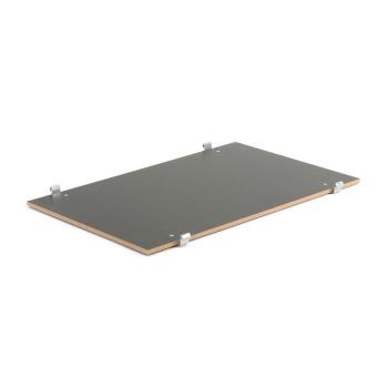 Prídavná polica pre klietkový vozík LEYTON, nosnosť 100 kg, MDF obrázok