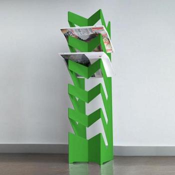 Radius design cologne Držiak na noviny a časopisy RADIUS DESIGN (NEWS-BODEN grün 528E) zelený obrázok