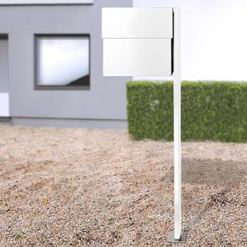 Radius design cologne Schránka na listy RADIUS DESIGN (LETTERMANN XXL 2 STANDING white 568E) biela obrázok