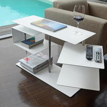 Radius design cologne Stolík RADIUS DESIGN (X-CENTRIC TABLE 2 white 570C) biely obrázok