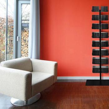 Radius design cologne Zakladač na CD 16 poličiek RADIUS DESIGN (CD-BAUM schwarz STAND GROSS 719A) čierny obrázok