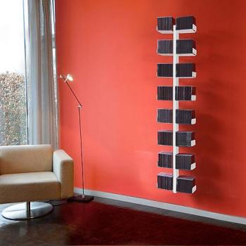 Radius design cologne Zakladač na CD 16 poličiek RADIUS DESIGN (CD-BAUM weiss WAND 1 GROSS 723B)  biely obrázok