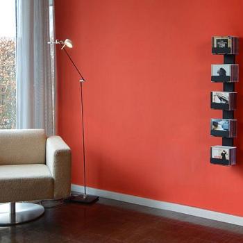 Radius design cologne Zakladač na CD 5 poličiek RADIUS DESIGN (CD-BAUM schwarz WAND 2 KLEIN 726A) čierny obrázok