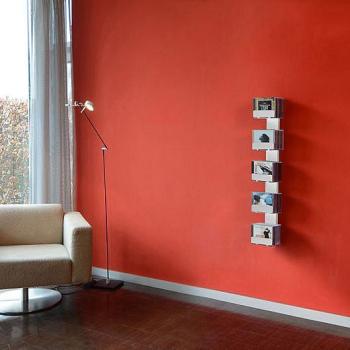 Radius design cologne Zakladač na CD 5 poličiek RADIUS DESIGN (CD-BAUM weiss WAND 2 KLEIN 726B) biely obrázok