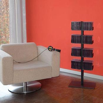 Radius design cologne Zakladač na CD 8 poličiek RADIUS DESIGN (CD-BAUM schwarz STAND KLEIN 718A) čierny obrázok
