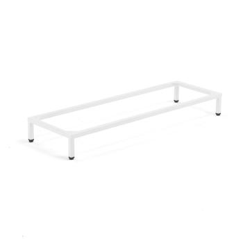Rám na nožičkách MODULUS XL, Š 1200 mm, biely obrázok
