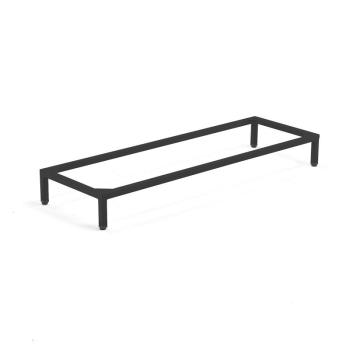 Rám na nožičkách MODULUS XL, Š 1200 mm, čierny obrázok
