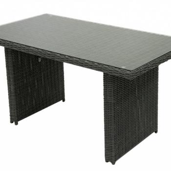 Ratanový stôl 140x80 cm SEVILLA (antracit) obrázok