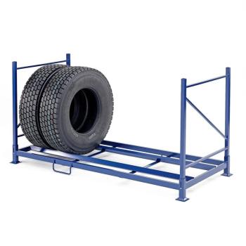 Regál na nákladné pneumatiky, nosnosť 600 kg, 2400x1100x1260 mm obrázok