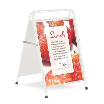 Reklamný stojan, 500x700 mm, biely obrázok
