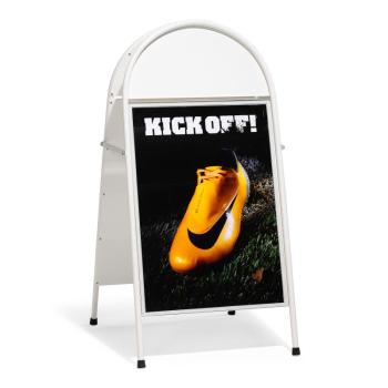 Reklamný stojan BASIC, 500x700 mm, biely obrázok